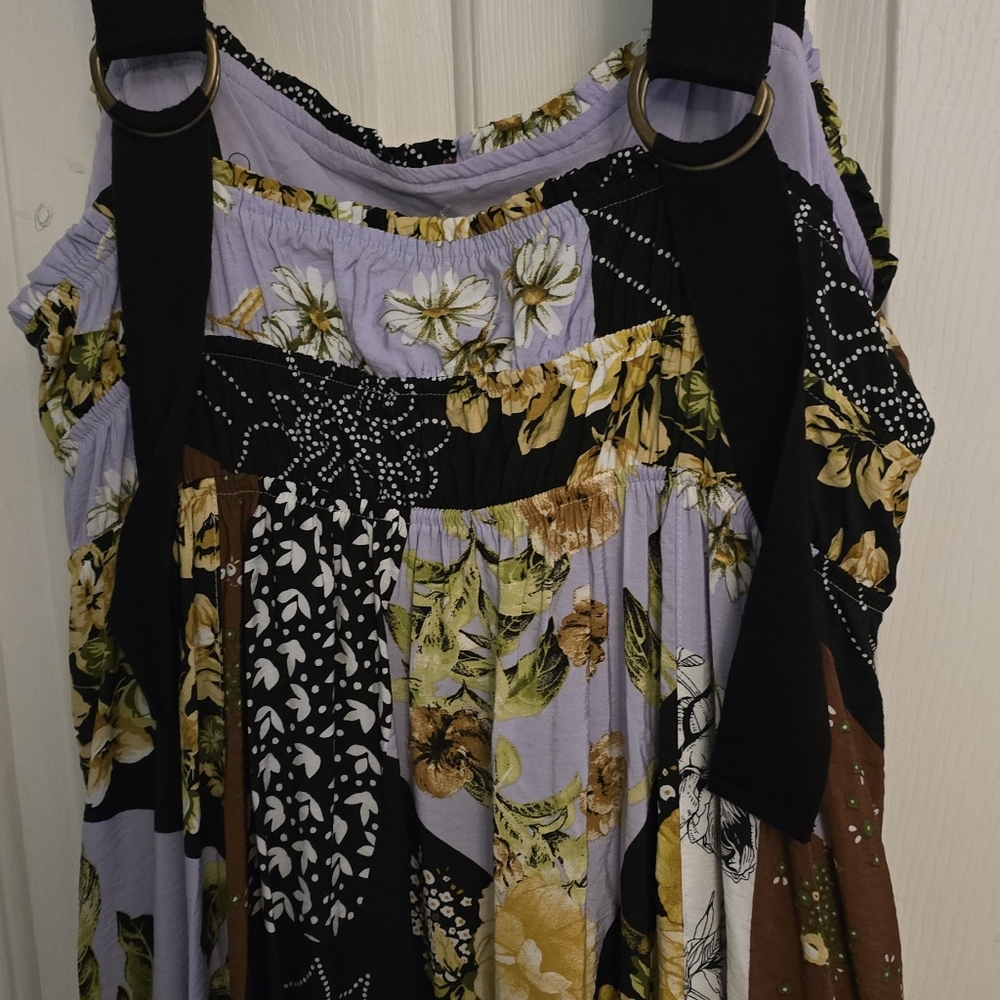 NWT Anthropologie Maeve Bohemian Floral Patchwork Maxi. Large. $170 - Picture 10 of 11